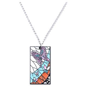 鬼灭之刃周边项链弥豆子炭治郎炎柱时透无一郎蝴蝶忍吊坠挂件