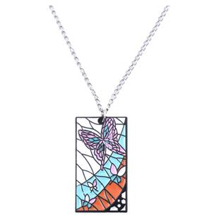 鬼灭之刃周边项链弥豆子炭治郎炎柱时透无一郎蝴蝶忍吊坠挂件