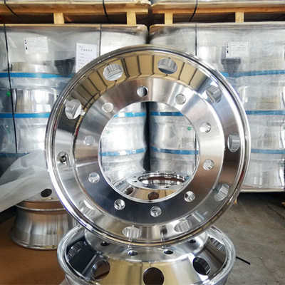 卡车货车半挂车罐车镁铝合金轮毂铝圈车轮真空轮胎钢圈12R*22.5