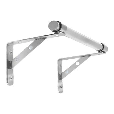 不锈钢固定式折叠三角支撑晾衣架