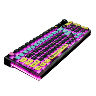 狼蛛F98proV3游戏电竞专用机械键盘无线蓝牙办公静音专用客制化