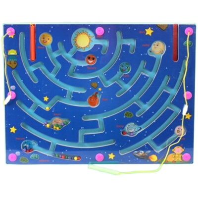 1-3迷宫走珠桌面游戏磁力运笔