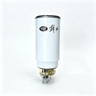 解放J6PJ6L龙V柴油滤芯柴滤油水分离器大梁滤粗滤PL420通用 原厂
