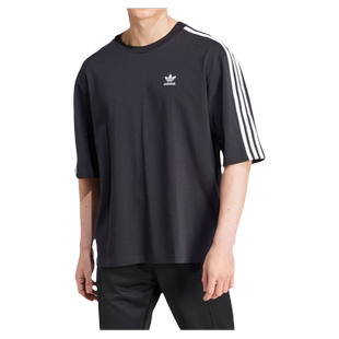 Adidas阿迪达斯三叶草男装2025夏季新款宽松短袖运动T恤IZ1832