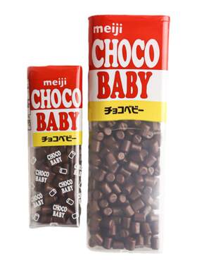 日本进口Meiji明治巧克力豆bb豆ChocoBaby五宝巧克儿童节礼物零食