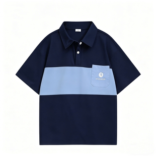 男童短袖T恤夏季POLO衫2026新款儿童夏装半袖中大童夏季体恤上衣