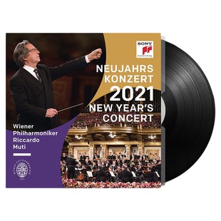 2021年维也纳新年音乐会 3LP黑胶唱片 留声机12寸碟片 古典音乐