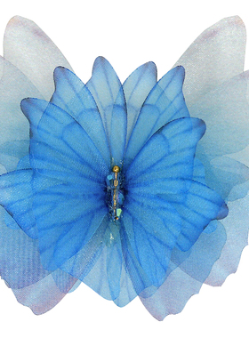 蝴蝶食指戒指新中式汉服旗袍又纯又欲复古风开口指环小众设计超仙