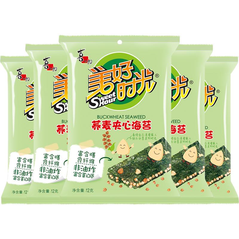 美好时光荞麦夹心海苔袋装