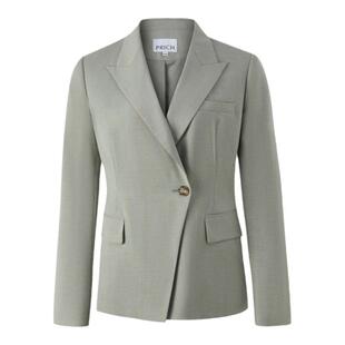 PRICH简约职场干练戗驳领西装春季职场通勤长袖气质西服外套女