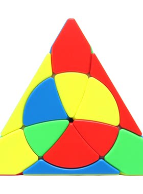奇艺花瓣金字塔魔方三阶异形