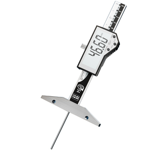 德国苏测数显深度尺细杆高精度深度卡尺电子测深孔测量仪游标卡尺