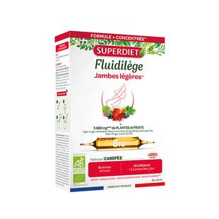 【新品】法国SuperDiet舒伯妮尔有机雕塑线条腿安瓶纤细美腿管理