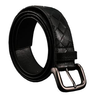 GA&BV皮带男士奢侈品男款编织腰带真皮正品官方旗舰店休闲裤腰带