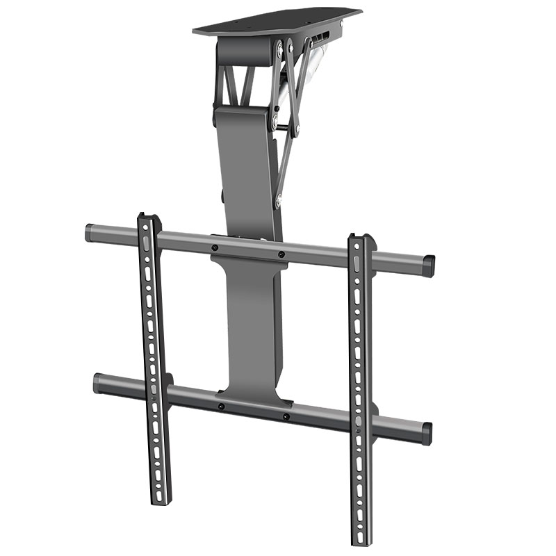电视机电动翻转吊架天花板吸顶智能遥控折叠吊顶架隐藏式壁挂架子