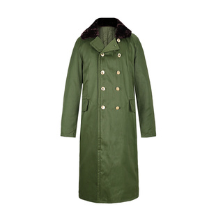 新款军棉大衣男冬季新款加厚防寒老款劳保棉衣长款老式东北大棉袄