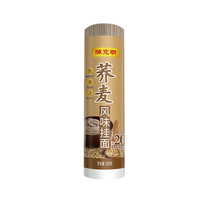 陈克明20%荞麦低脂肪挂面面条
