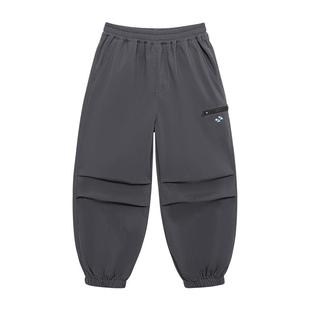 左西童装男童加绒软壳工装裤秋冬款保暖2025新款儿童冬装洋气裤子