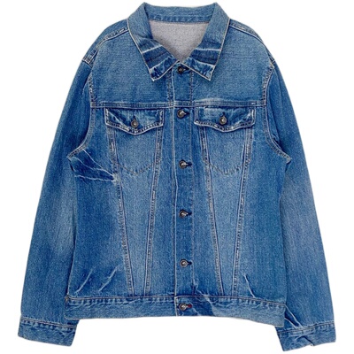 祖琳的魔法口袋◆日单RAY CASSIN复古牛仔衣扎染水洗宽松A20405