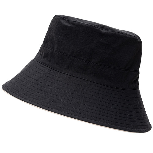 双面渔夫帽女款速干帽子春秋天遮阳防晒日系户外登山徒步盆帽男士