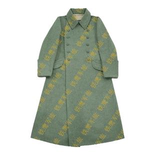 德军M40原野灰毛呢大衣 斯大林格勒东线抗寒保暖士兵棉服限时特价