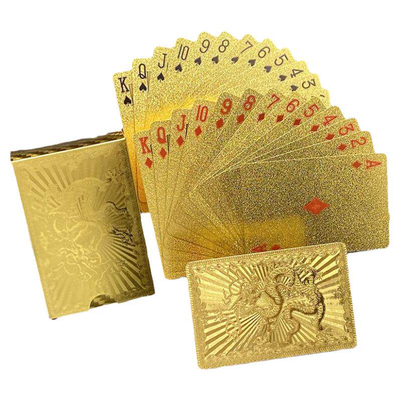 纸牌金牌扑克牌加大加厚防水防折