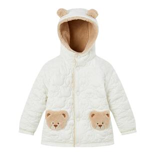 【双面穿】PawinPaw卡通小熊童装秋冬男女宝宝保暖可爱棉服