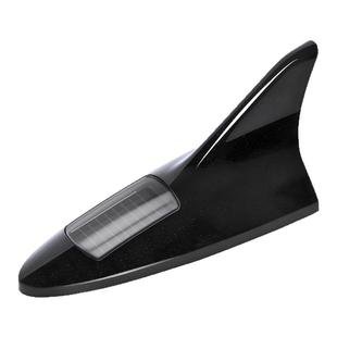 鲨鱼鳍太阳能爆闪灯汽车天线警示灯改装车顶七彩尾翼灯小车用装饰