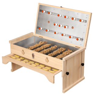 艾灸盒随身灸家用器具大全木制通用全身肚子腹部背部中医院专用箱