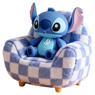 史迪仔拍拍灯正版毛绒沙发小夜灯摆件史迪奇公仔手机支架生日礼物