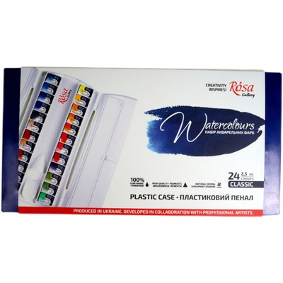 乌克兰进口罗莎艺术家级水彩