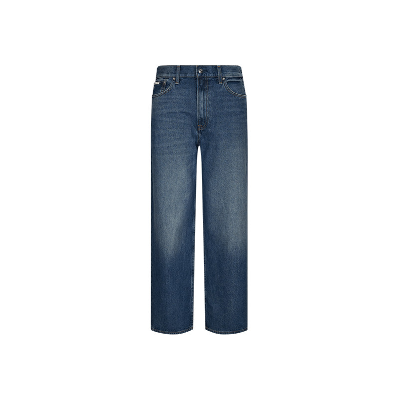【甄选礼盒MINGYU金珉奎同款】CK Jeans26秋男纯棉宽松阔腿牛仔裤