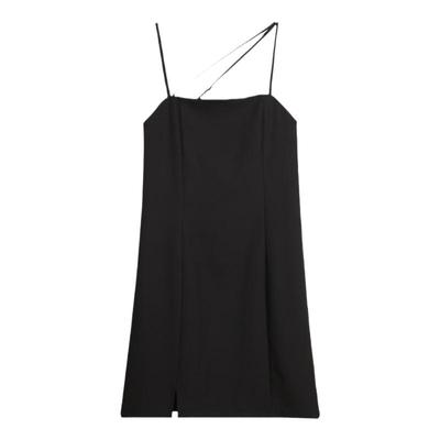 赫本吊带小黑裙连衣短裙