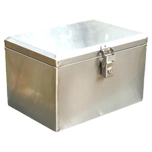 不锈钢后备箱电动电瓶摩托车尾箱加厚通用外卖储物工具特大号定制