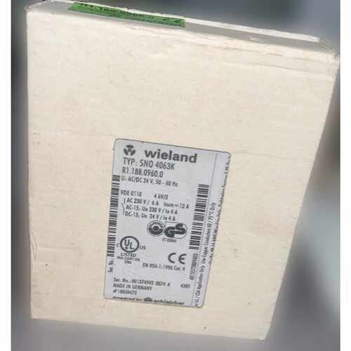 wieland威琅SND 4063k订货号 R1.188.0询价
