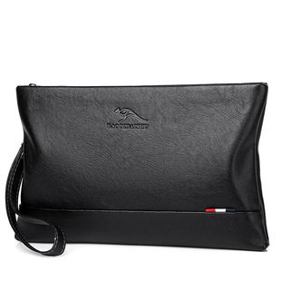 宝谛袋鼠男士手包男真皮手拿包信封包大夹包手抓包男式手机包钱包