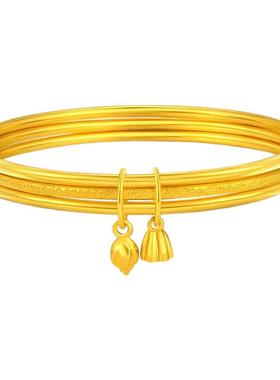 三生三世金包银手镯女款