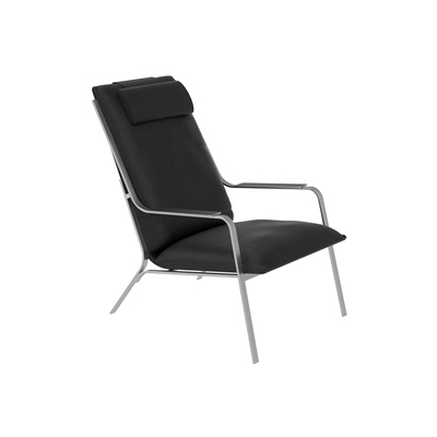 致家家居不锈钢真皮休闲椅