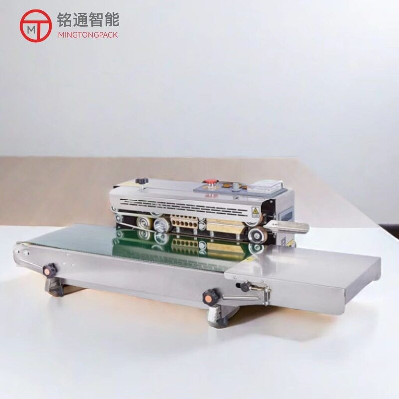 工厂直销全自动封口机商用包装袋连续封口机墨轮自动封口包装机