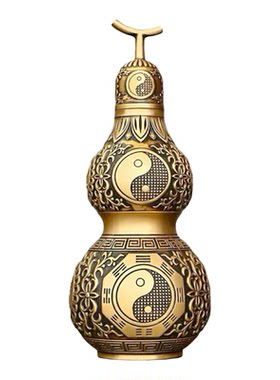 纯铜葫芦风水镇宅八卦葫芦摆件