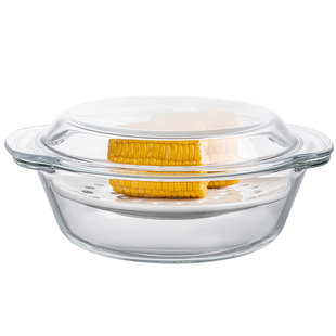 陶瓷蒸盘微波炉专用碗加热耐高温蒸屉蒸笼汤碗蒸馍带盖玻璃碗蒸碗