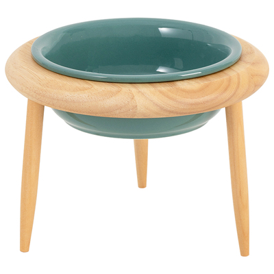 陶瓷颈椎大号猫食盆木架狗狗