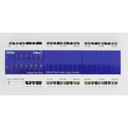 CLIPSAL CBUS2 PROFESSIONAL SERIES MODEL L5512RVF 12CHANNEL V
