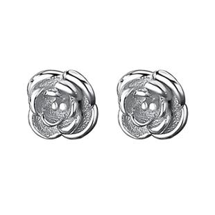 999纯银耳钉女黄金色花耳环过年耳饰轻奢秋冬高级感2025年新款潮