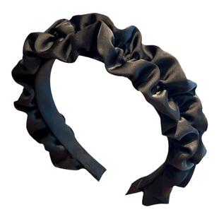 黑色发箍女款2025新款高颅顶发带洗脸头箍秋冬宽边压发卡发捆头饰