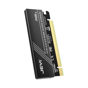 JEYI佳翼pci-e x4转m2转接卡nvme固态硬盘pcie4.0扩展卡m.2硬盘盒