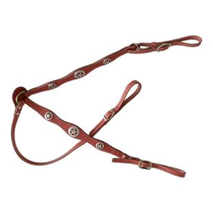 马鞍前胸带马鞍马具马术运动头层牛皮马匹装备西部风情胸带