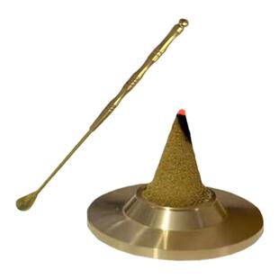 纯铜黄铜锥香塔香模具三件套香粉香篆打拓香粉锥模具香塔制香