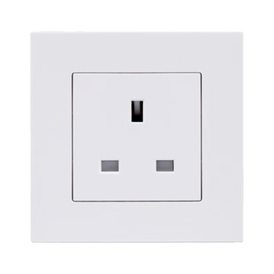 英标13A英式开关插座面板港澳墙插 45A接线英标带双USB菲士插暗装