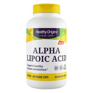 600mg阿尔法硫辛酸补充剂150粒Alpha Lipoic美国Healthy Origins